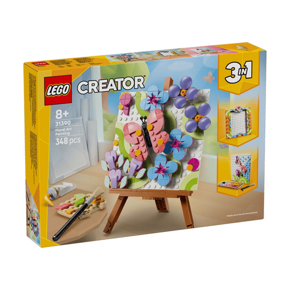 Конструктор LEGO Creator Декоративний живопис Квіткове мистецтво, 348 деталей, від 8 років (31390)